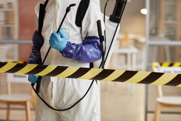 Professional Biohazard Cleanup technician working in Shelter Island Heights, NY